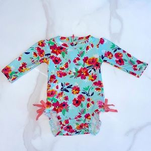 Ruffle Butts baby girl swim suit